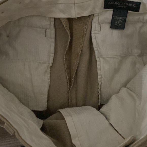 Banana Republic Men’s Tan Dawson 100% Cotton Corduroy  Pants Size 36/34 - Picture 5 of 5